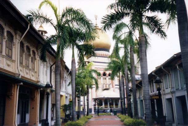 Islamská mešita vedľa Arabskej ulice - Singapúr.
