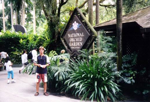 National Orchid Gardens entrance, Singapore.