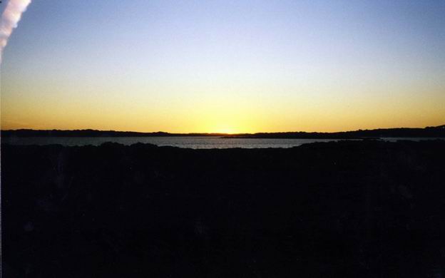 Coorong National Park, South Australia - sunset.