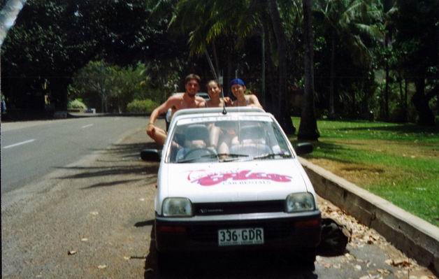 Top-less car from Magnetic Island.