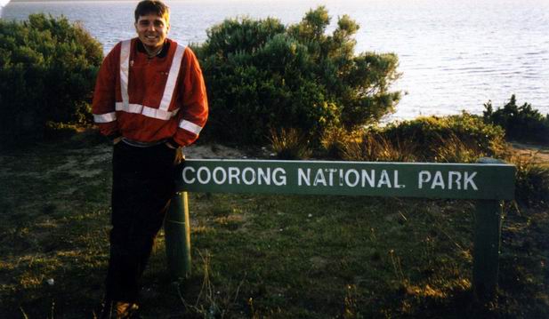 Narodny Park Coorong nedaleko Kingstonu, Juzna Australia.