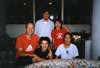 Mario, Nancy, Yvonne, Sanchiko (červené tričko) a moja maličkosť v pozadí