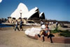 Picture in front of The Sydney Opera House.