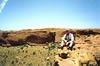 Kráľovský kaňon z centra púšte.