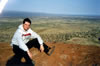Na vrcholku Uluru.
